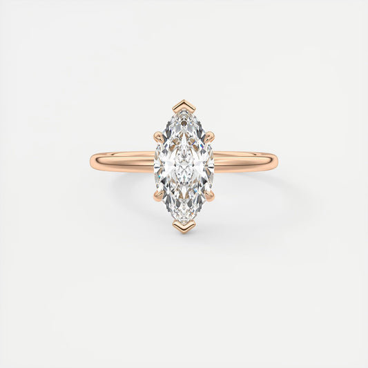 Evelyn Marquise Cut Diamond Engagement Ring