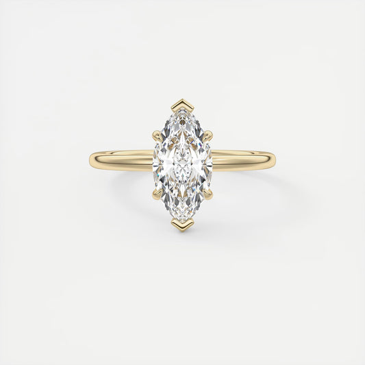 Evelyn Marquise Cut Diamond Engagement Ring