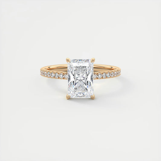 Evelyn Radiant Cut Diamond Engagement Ring