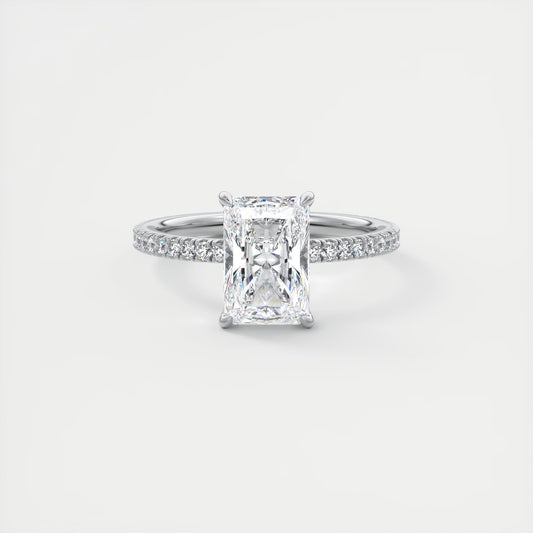 Evelyn Radiant Cut Diamond Engagement Ring
