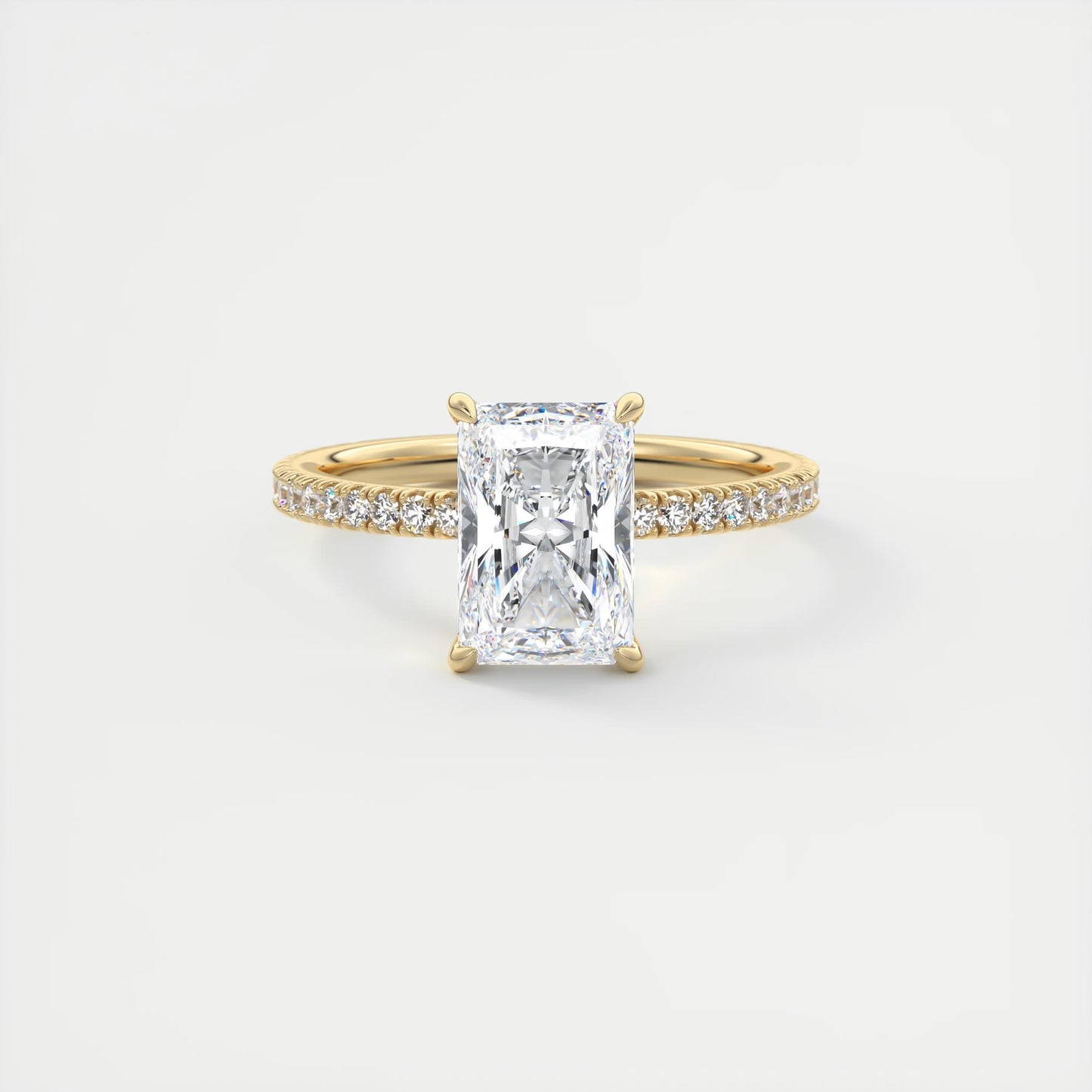 Evelyn Radiant Cut Diamond Engagement Ring