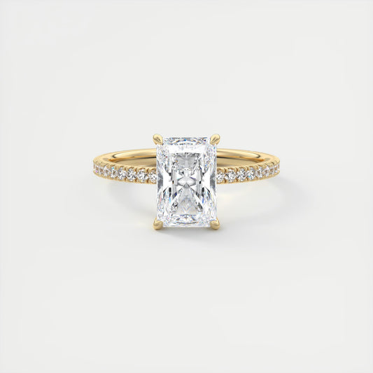 Evelyn Radiant Cut Diamond Engagement Ring