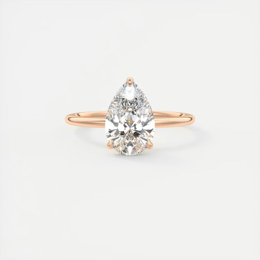Evelyn Pear Shape Diamond Engagement Ring