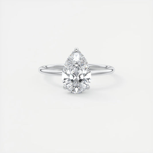 Evelyn Pear Shape Diamond Engagement Ring