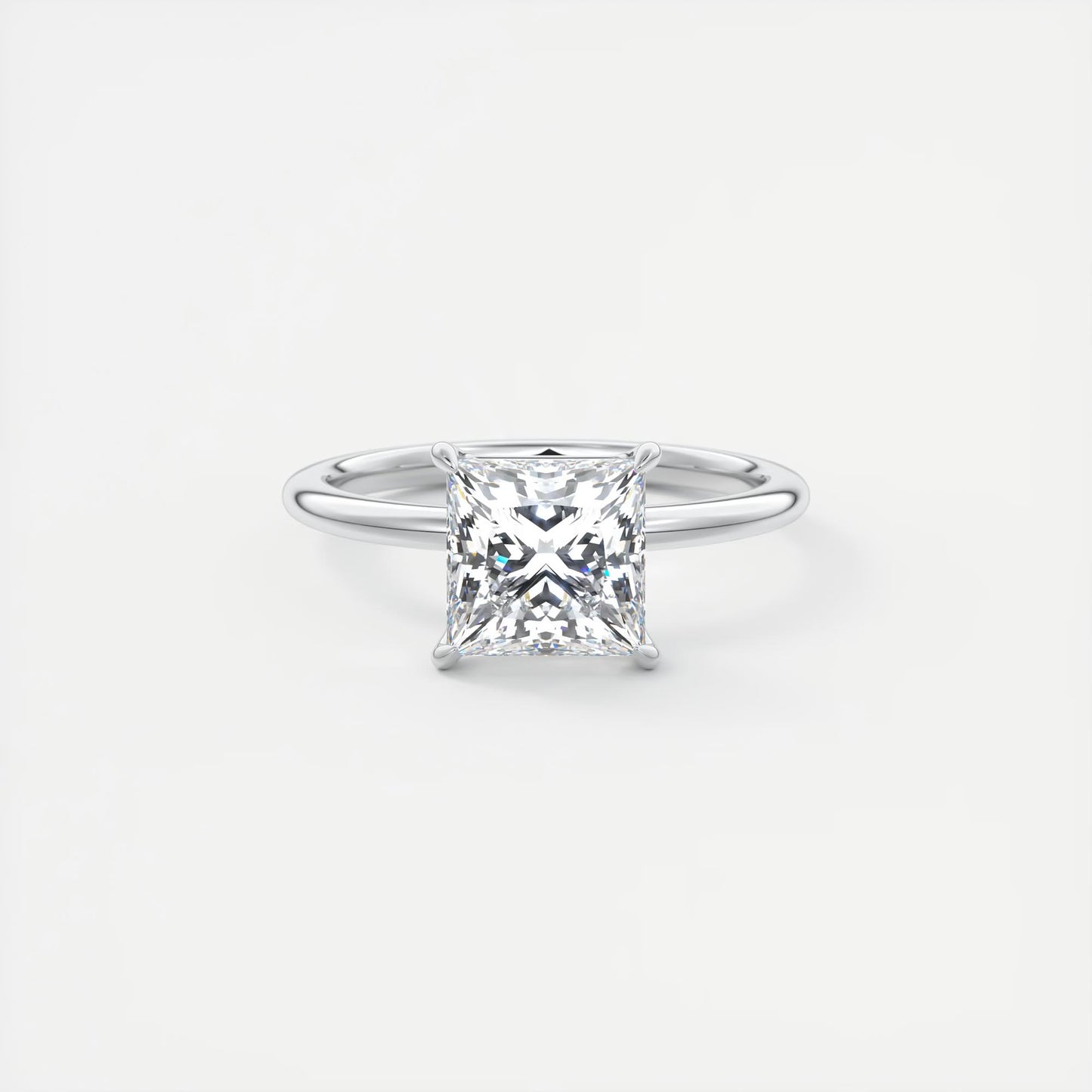 Evelyn Princess Cut Diamond Engagement Ring