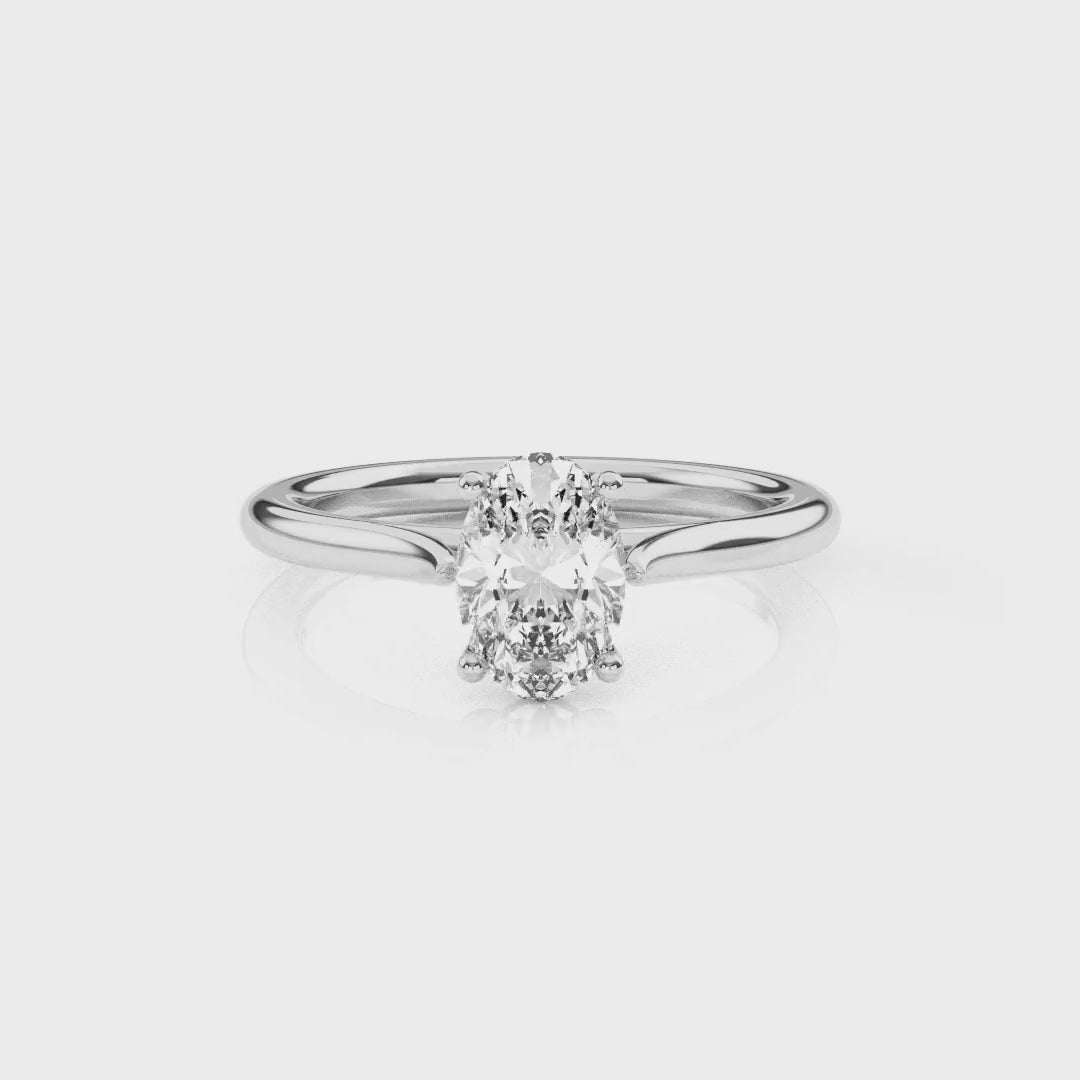 Diamond Size_1 carat | Style_Solitaire | Precious Metal_White Gold