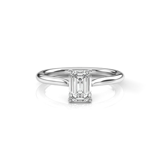 Diamond Size_1 carat | Style_Solitaire | Precious Metal_White Gold