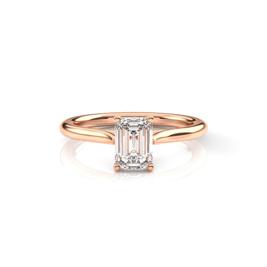 Diamond Size_1 carat | Style_Solitaire | Precious Metal_Rose Gold