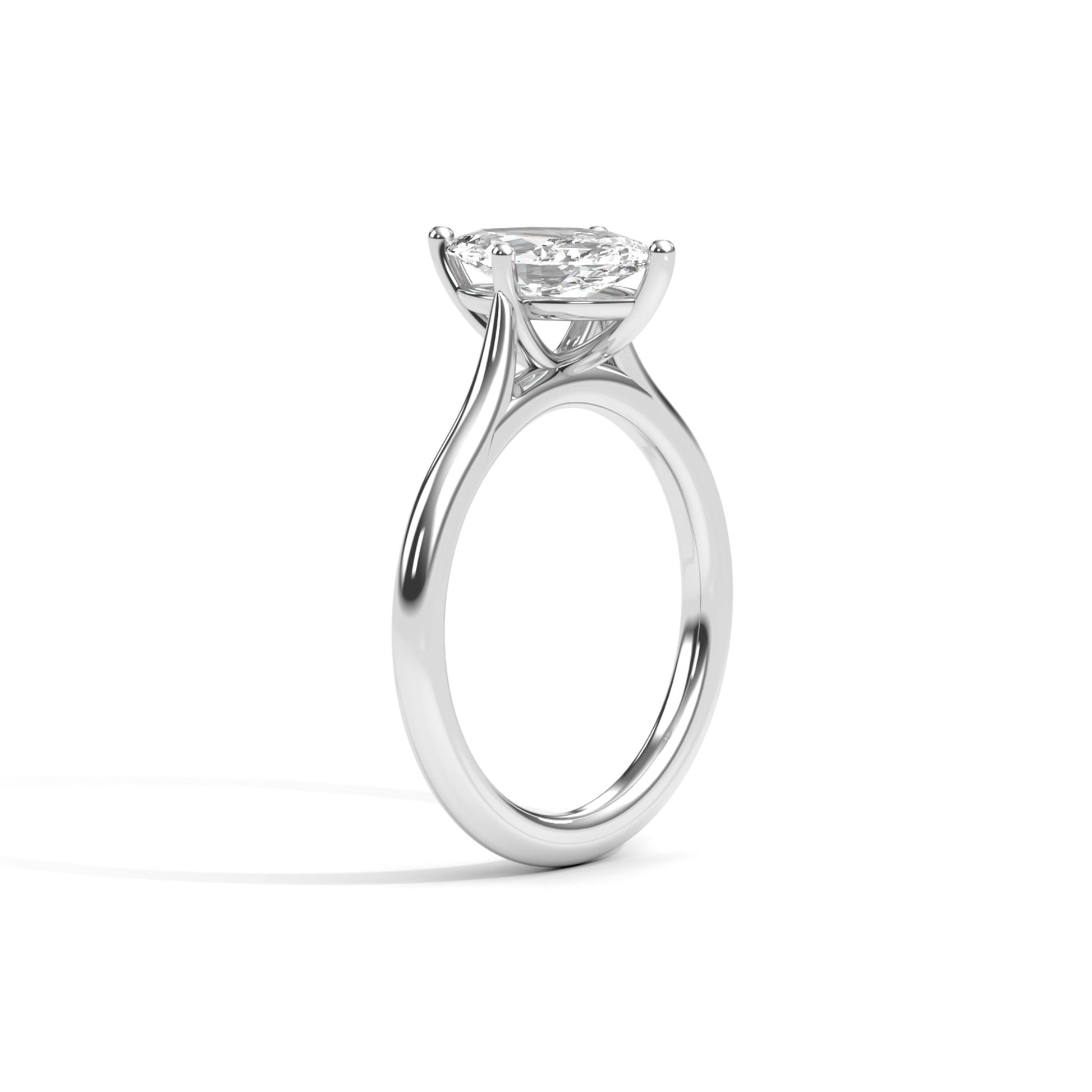 Diamond Size_1 carat | Style_Solitaire | Precious Metal_White Gold