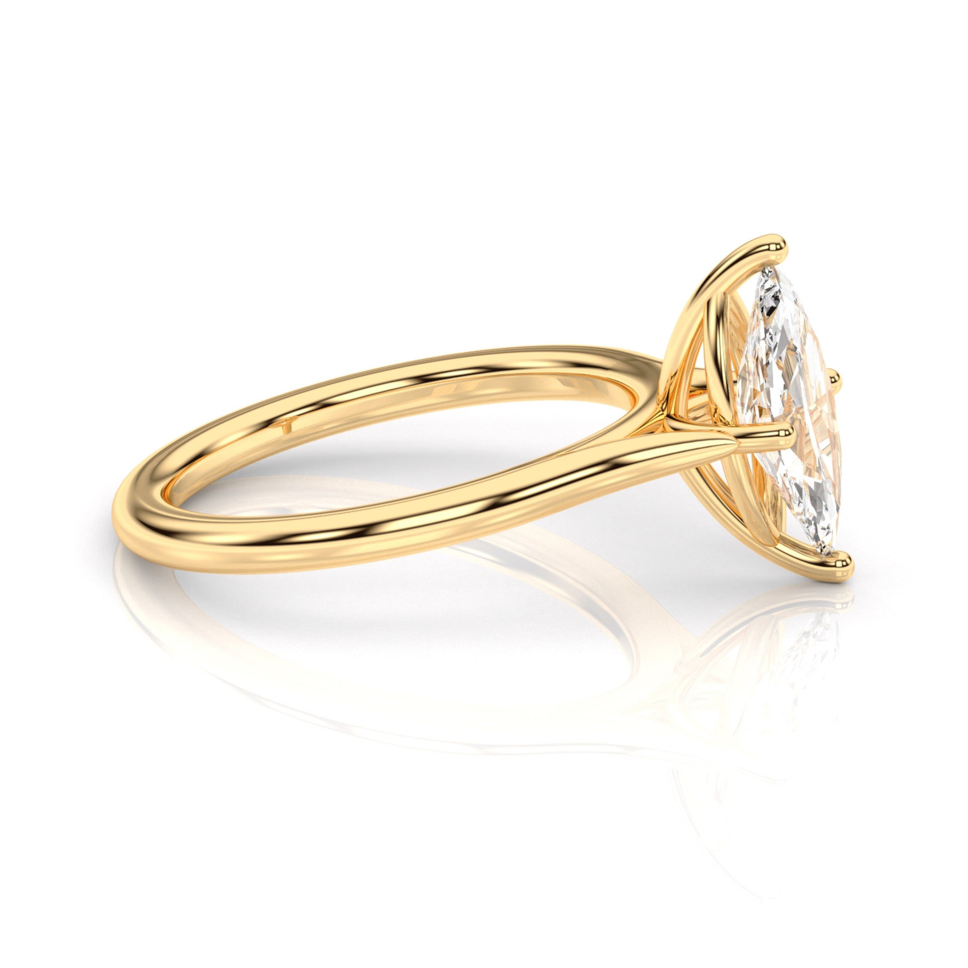 Diamond Size_1 carat | Style_Solitaire | Precious Metal_Yellow Gold