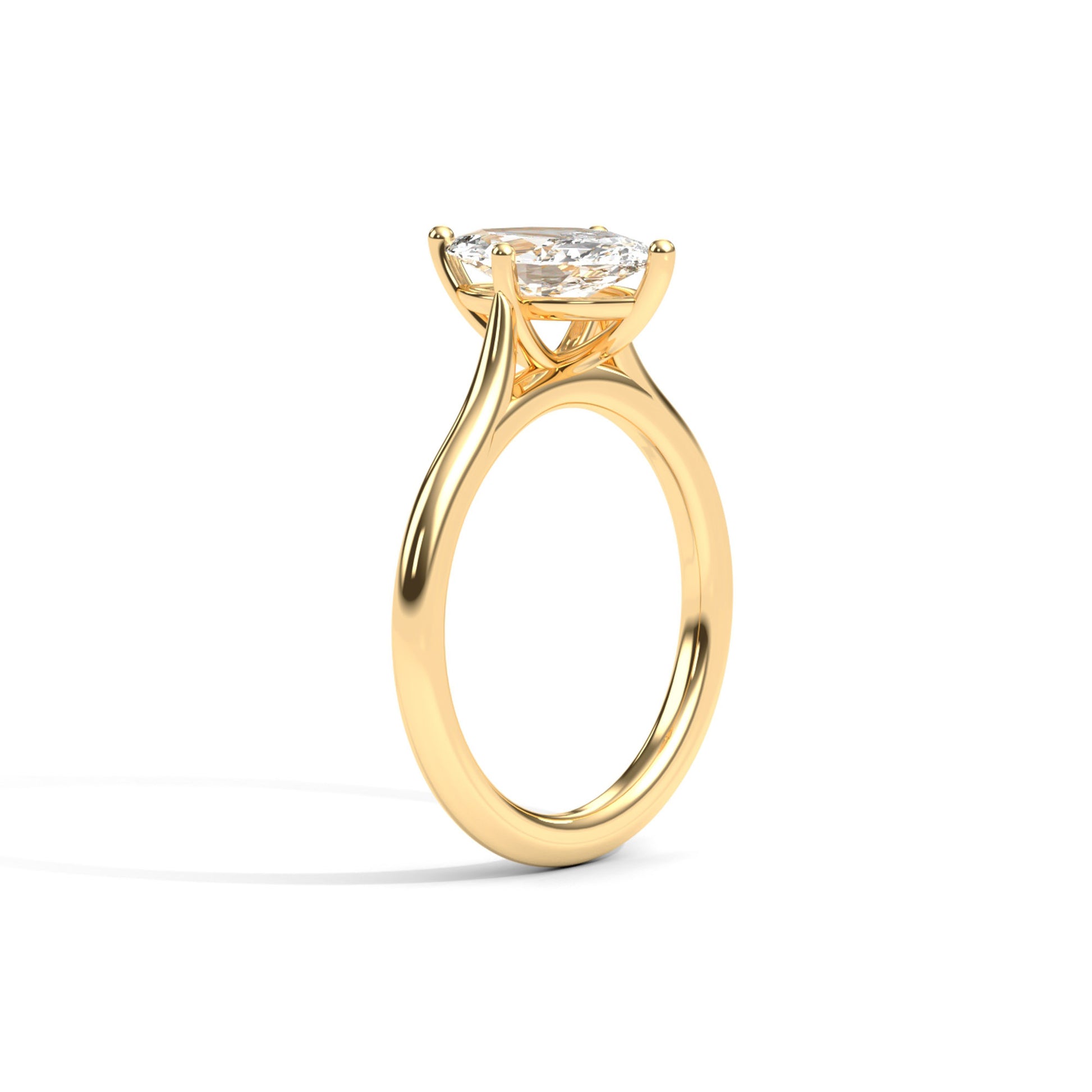 Diamond Size_1 carat | Style_Solitaire | Precious Metal_Yellow Gold