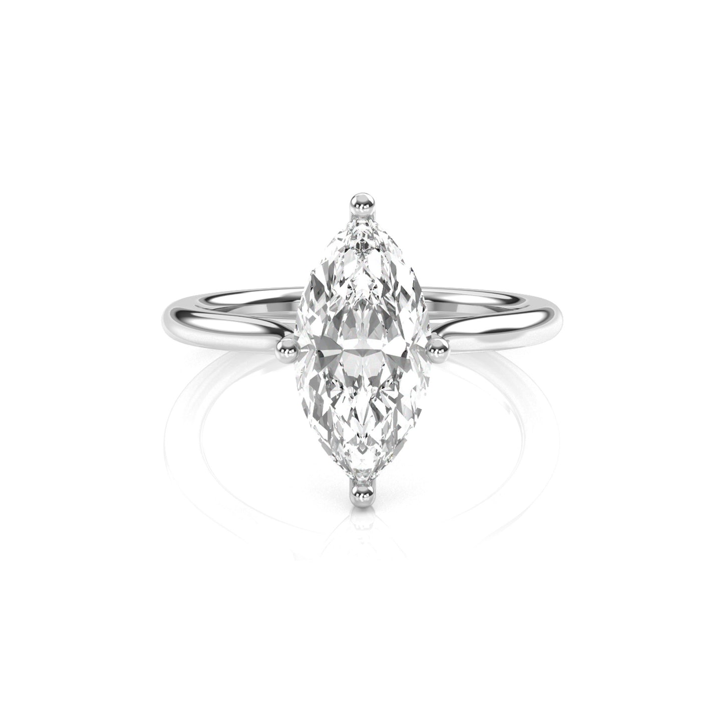 Diamond Size_2 carat | Style_Solitaire | Precious Metal_White Gold