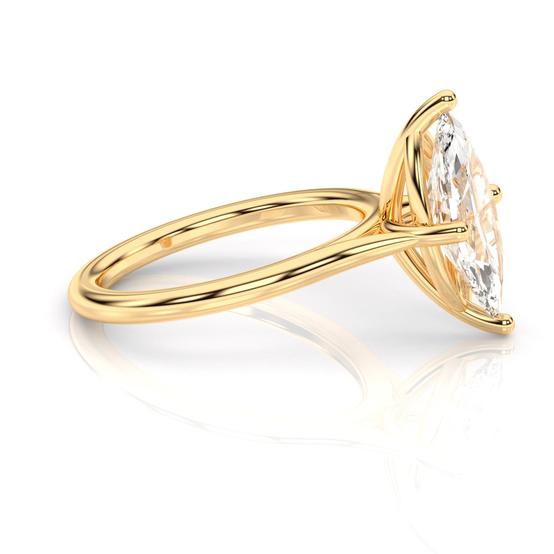 Diamond Size_2 carat | Style_Solitaire | Precious Metal_Yellow Gold