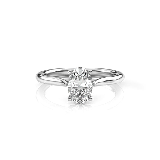 Diamond Size_1 carat | Style_Solitaire | Precious Metal_White Gold