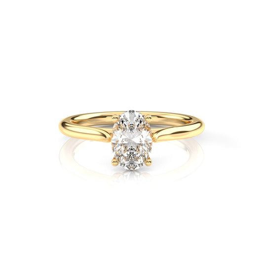 Diamond Size_1 carat | Style_Solitaire | Precious Metal_Yellow Gold