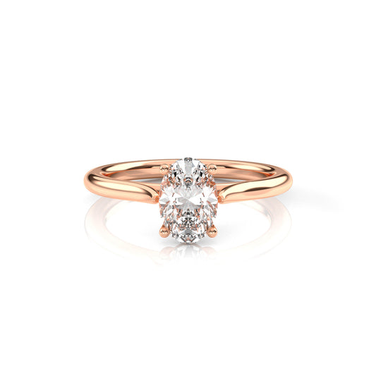Diamond Size_1 carat | Style_Solitaire | Precious Metal_Rose Gold