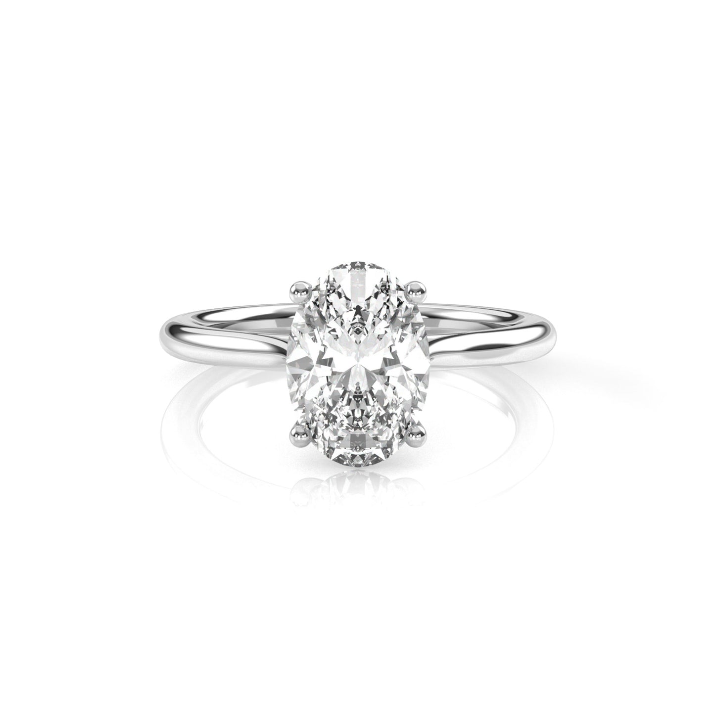 Diamond Size_2 carat | Style_Solitaire | Precious Metal_White Gold
