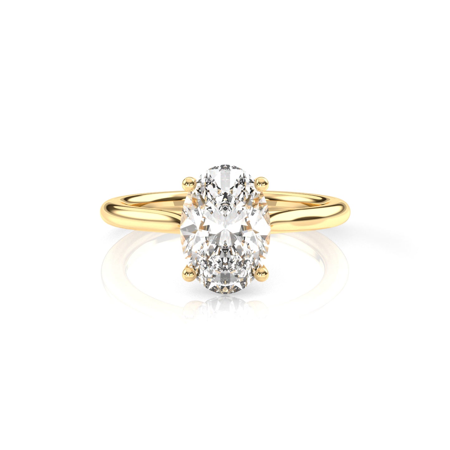 Diamond Size_2 carat | Style_Solitaire | Precious Metal_Yellow Gold