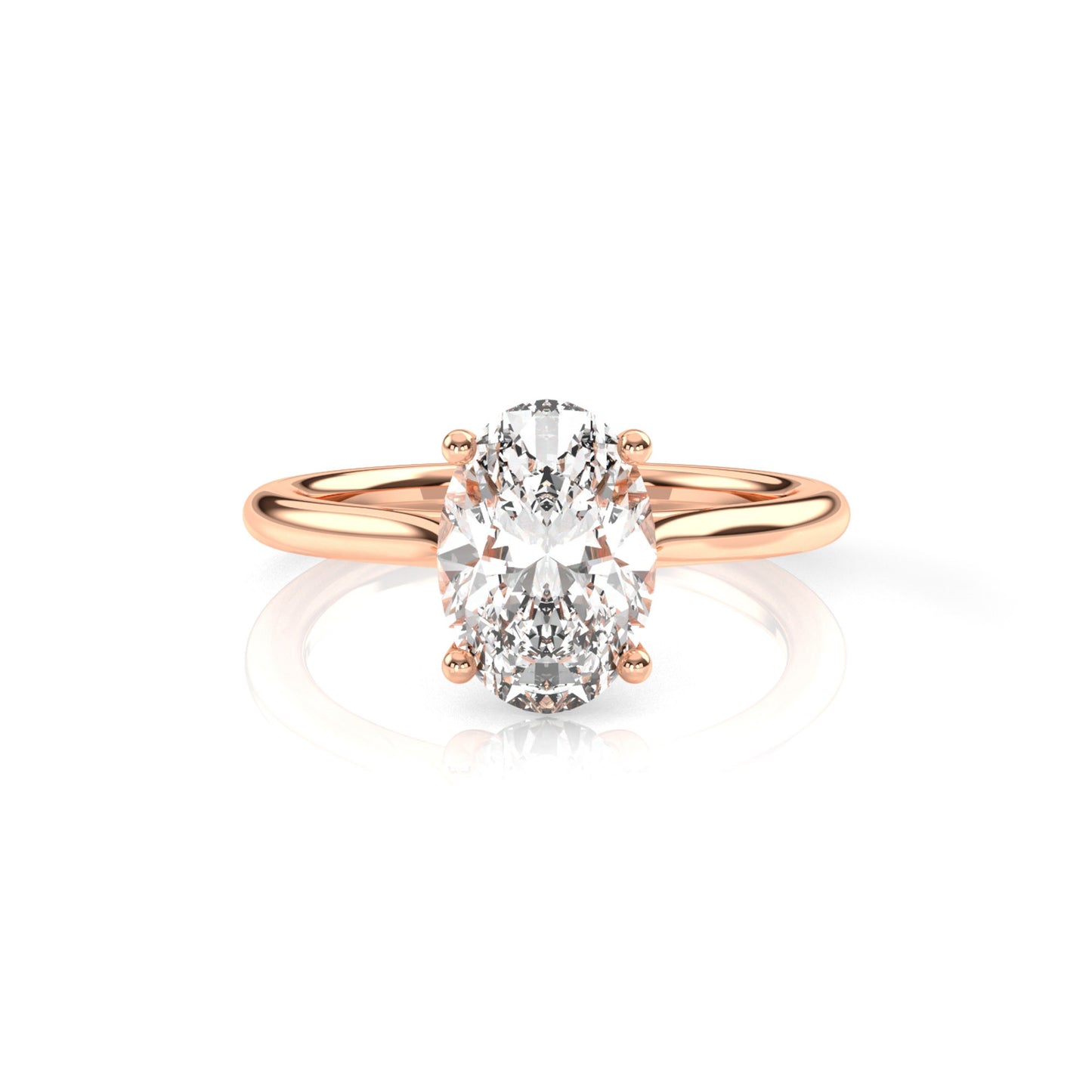 Diamond Size_2 carat | Style_Solitaire | Precious Metal_Rose Gold