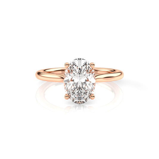 Diamond Size_2 carat | Style_Solitaire | Precious Metal_Rose Gold