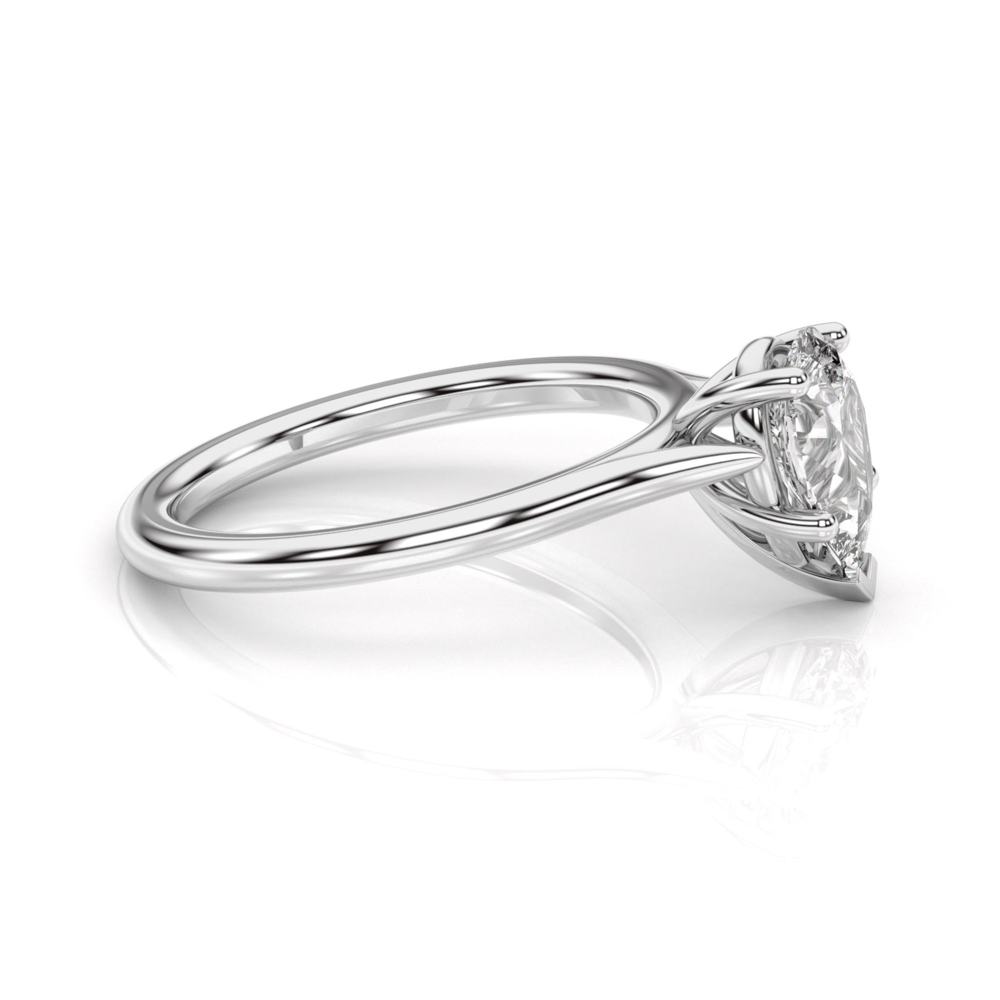 Diamond Size_1 carat | Style_Solitaire | Precious Metal_White Gold