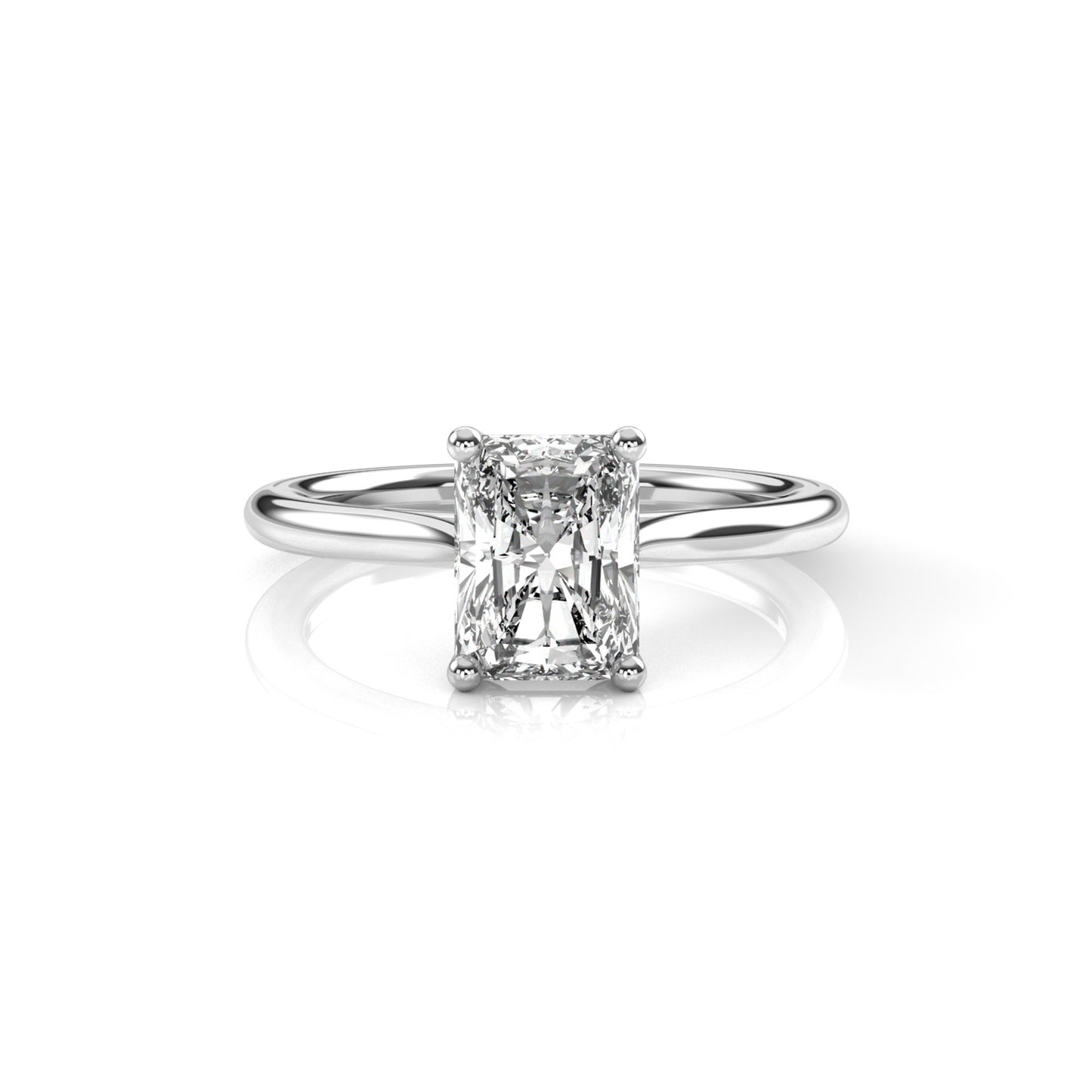 Diamond Size_2 carat | Style_Solitaire | Precious Metal_White Gold