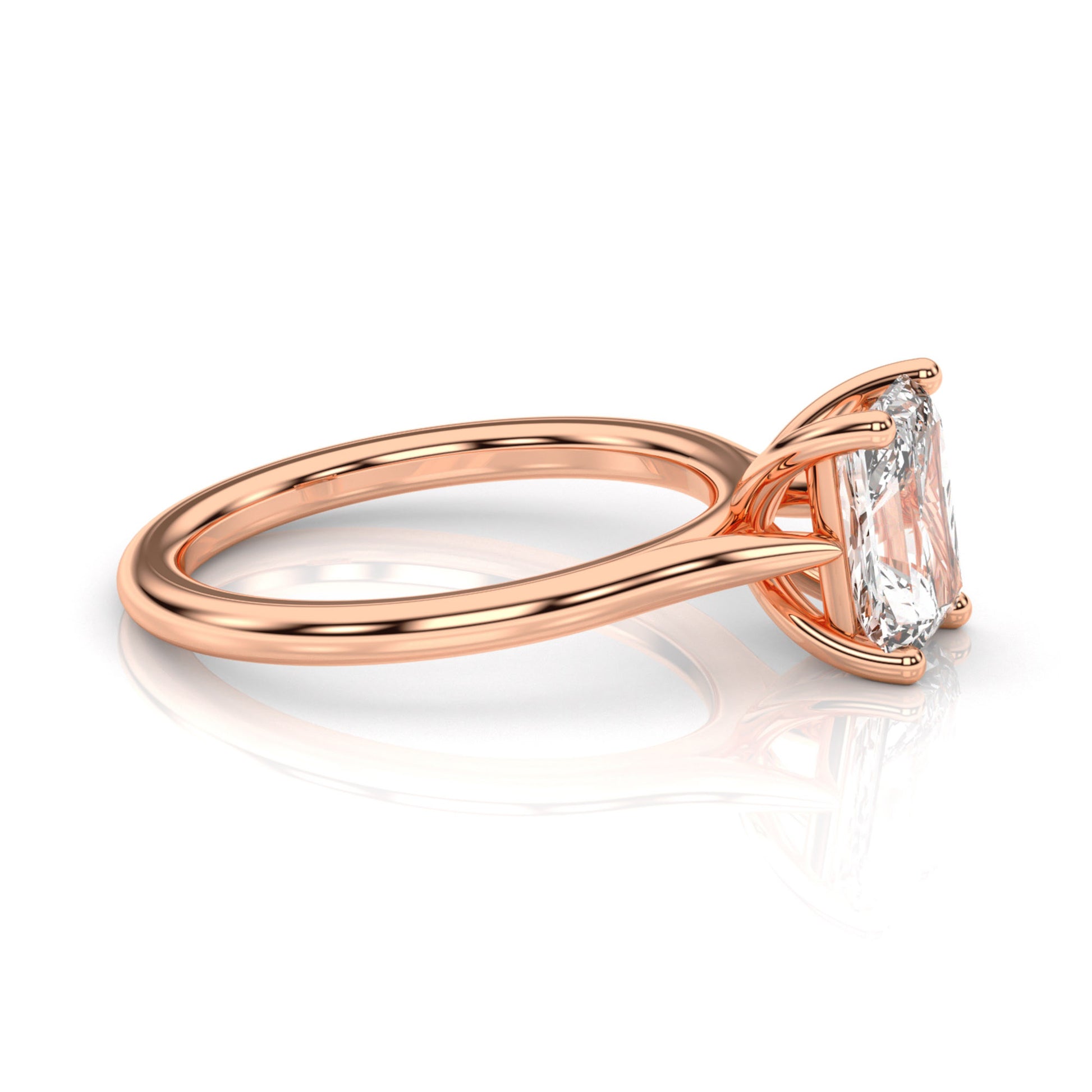 Diamond Size_2 carat | Style_Solitaire | Precious Metal_Rose Gold