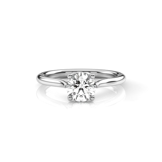 Diamond Size_1 carat | Style_Solitaire | Precious Metal_White Gold