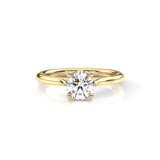 Diamond Size_1 carat | Style_Solitaire | Precious Metal_Yellow Gold