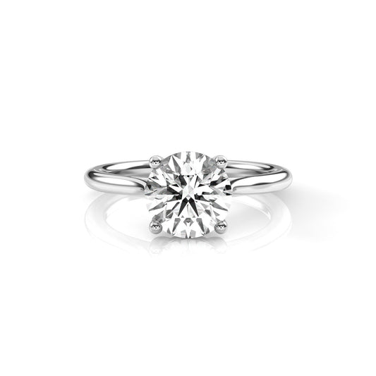 Diamond Size_2 carat | Style_Solitaire | Precious Metal_White Gold