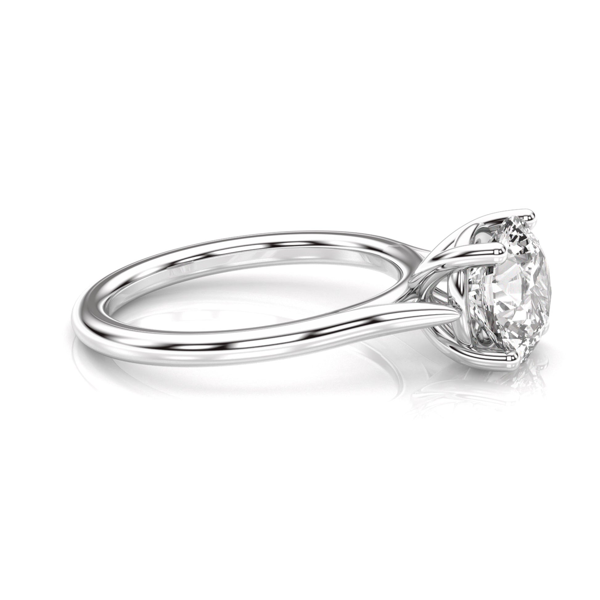 Diamond Size_2 carat | Style_Solitaire | Precious Metal_White Gold