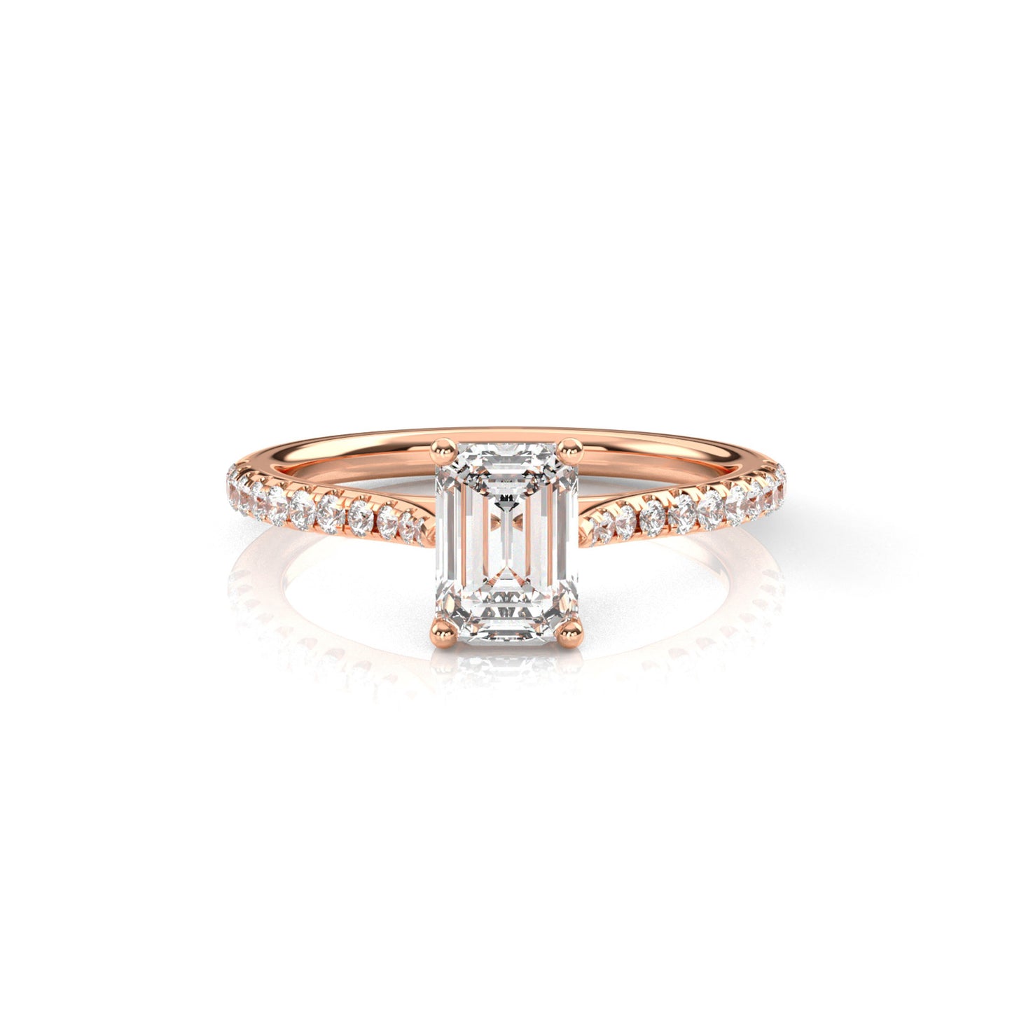 Diamond Size_1 carat | Style_With Diamonds | Precious Metal_Rose Gold