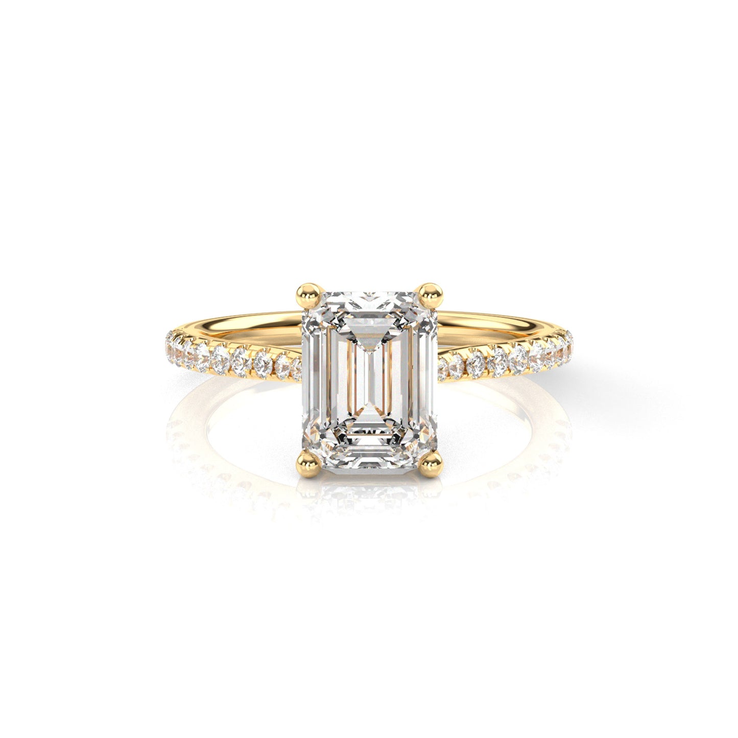 Diamond Size_2 carat | Style_With Diamonds | Precious Metal_Yellow Gold