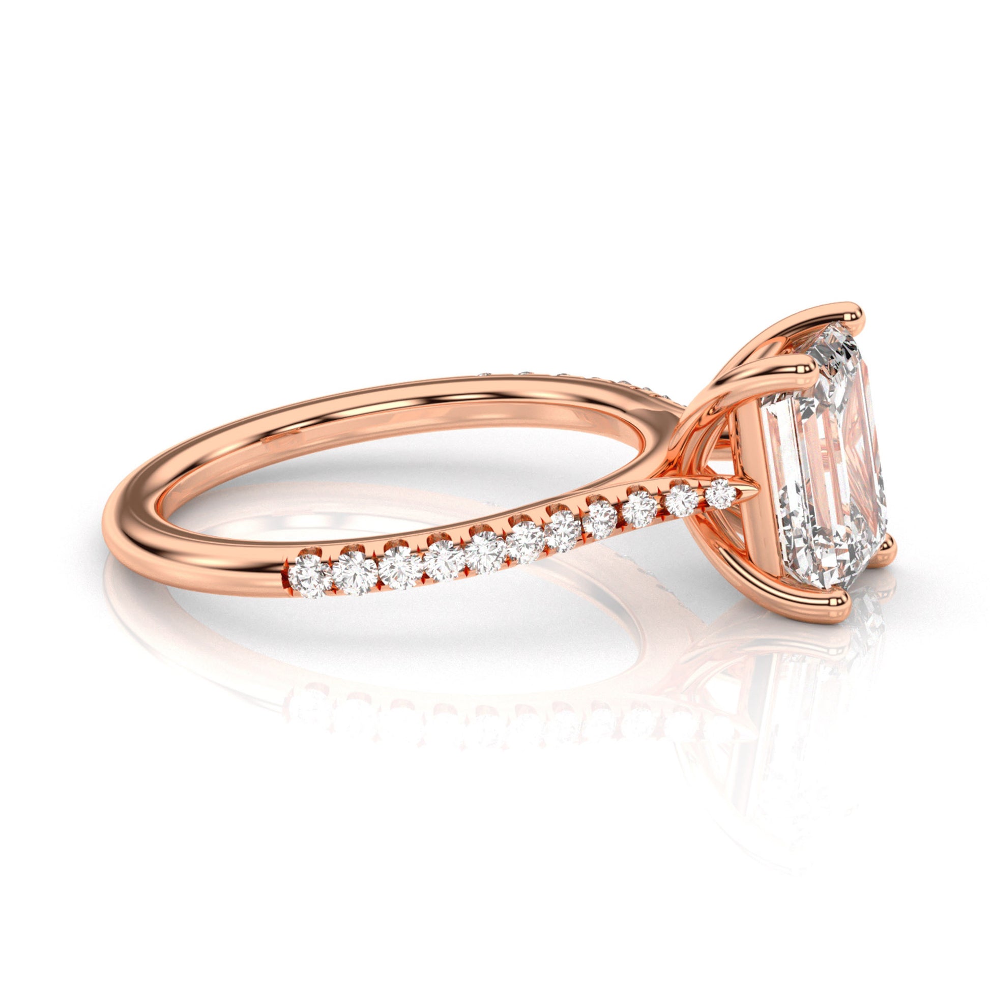 Diamond Size_2 carat | Style_With Diamonds | Precious Metal_Rose Gold