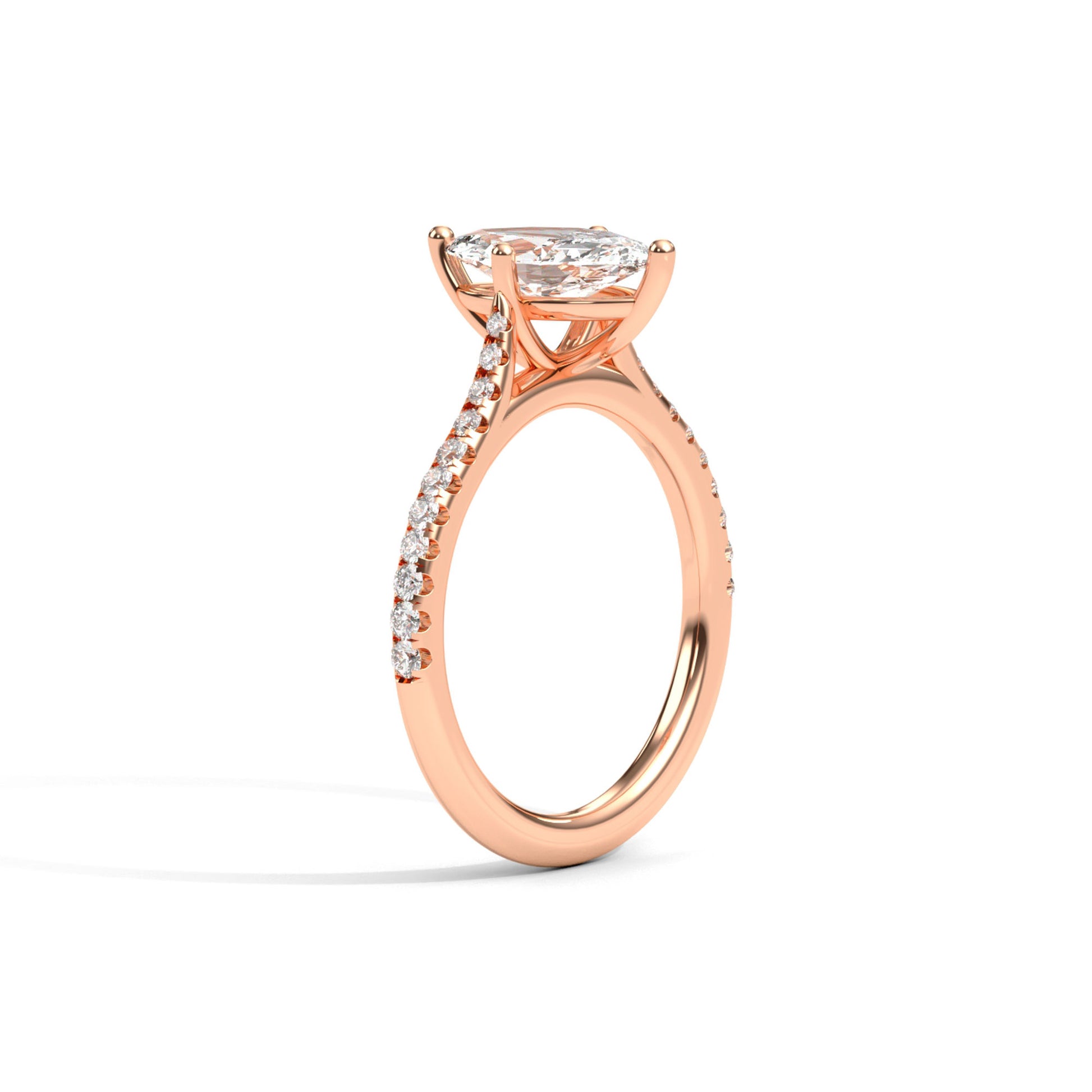 Diamond Size_1 carat | Style_With Diamonds | Precious Metal_Rose Gold