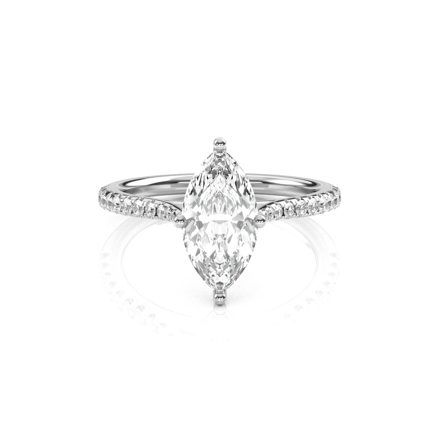 Diamond Size_1.5 carat | Style_With Diamonds | Precious Metal_White Gold