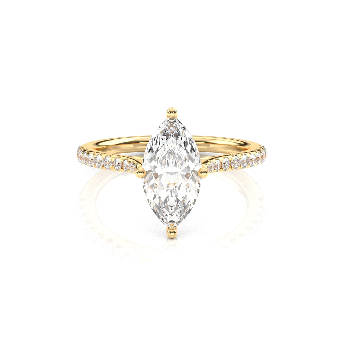 Diamond Size_1.5 carat | Style_With Diamonds | Precious Metal_Yellow Gold