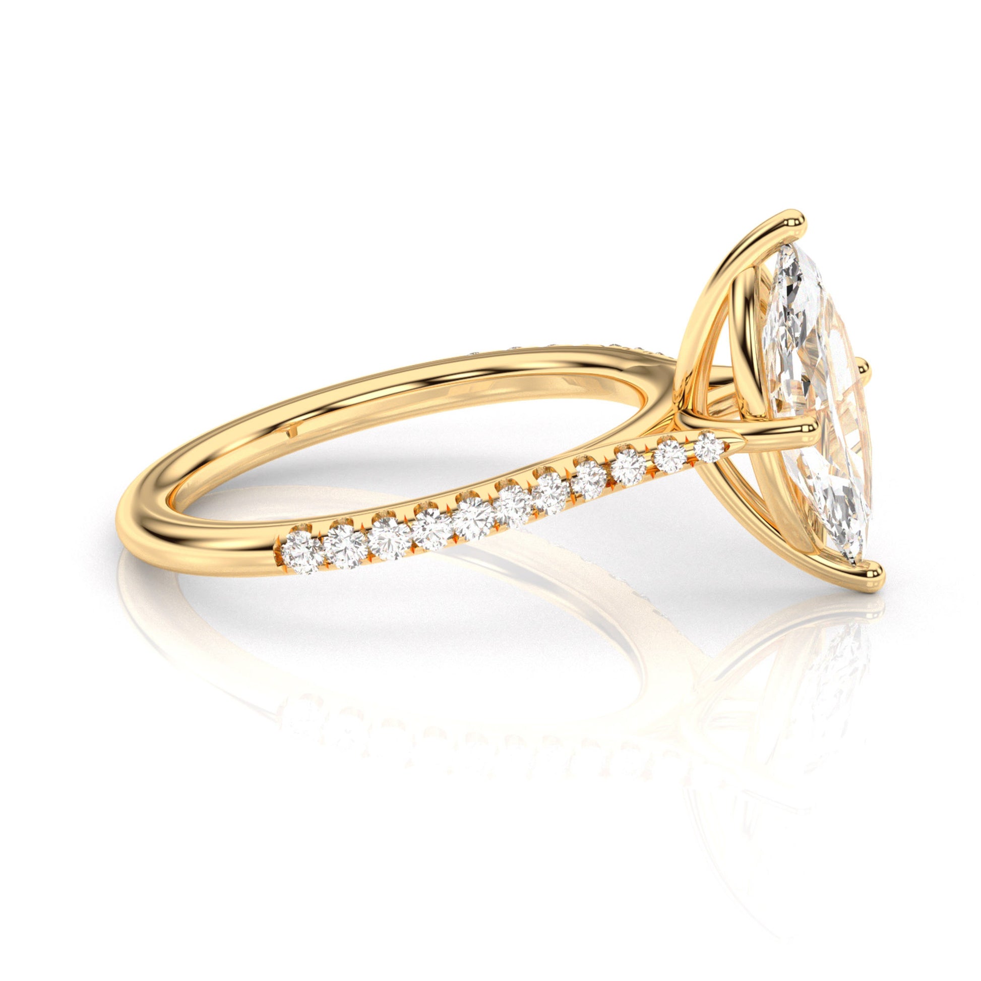 Diamond Size_1.5 carat | Style_With Diamonds | Precious Metal_Yellow Gold
