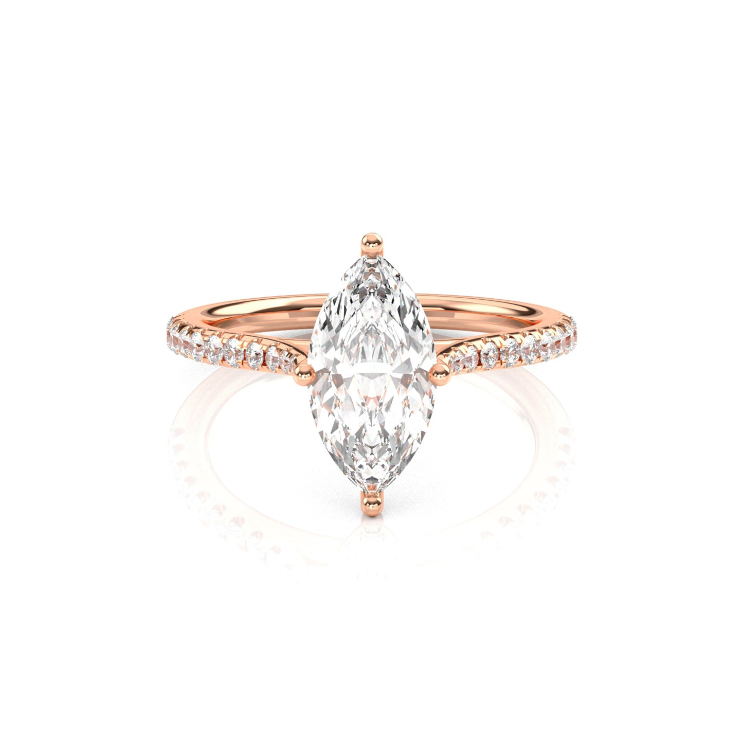 Diamond Size_1.5 carat | Style_With Diamonds | Precious Metal_Rose Gold