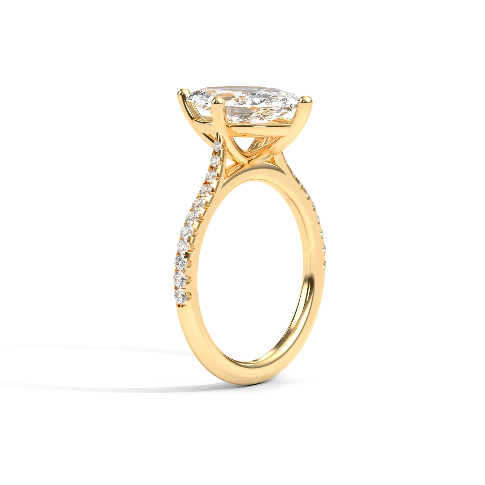 Diamond Size_2 carat | Style_With Diamonds | Precious Metal_Yellow Gold