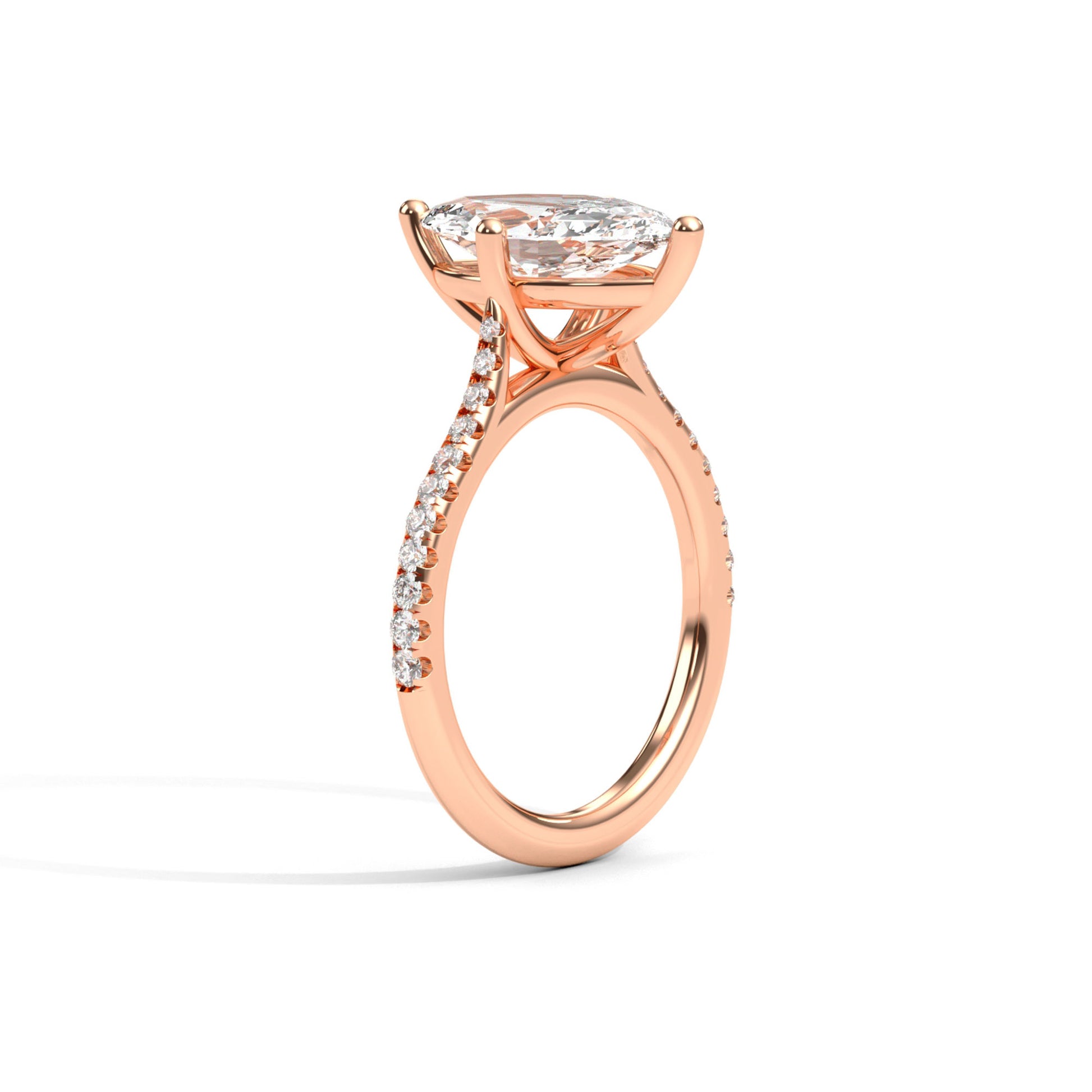 Diamond Size_2 carat | Style_With Diamonds | Precious Metal_Rose Gold