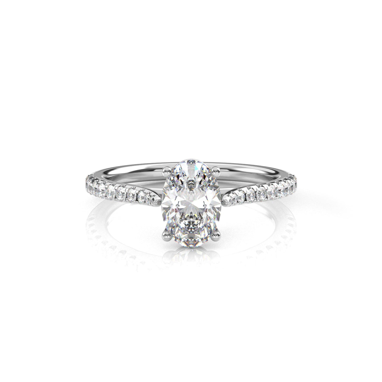 Diamond Size_1 carat | Style_With Diamonds | Precious Metal_White Gold