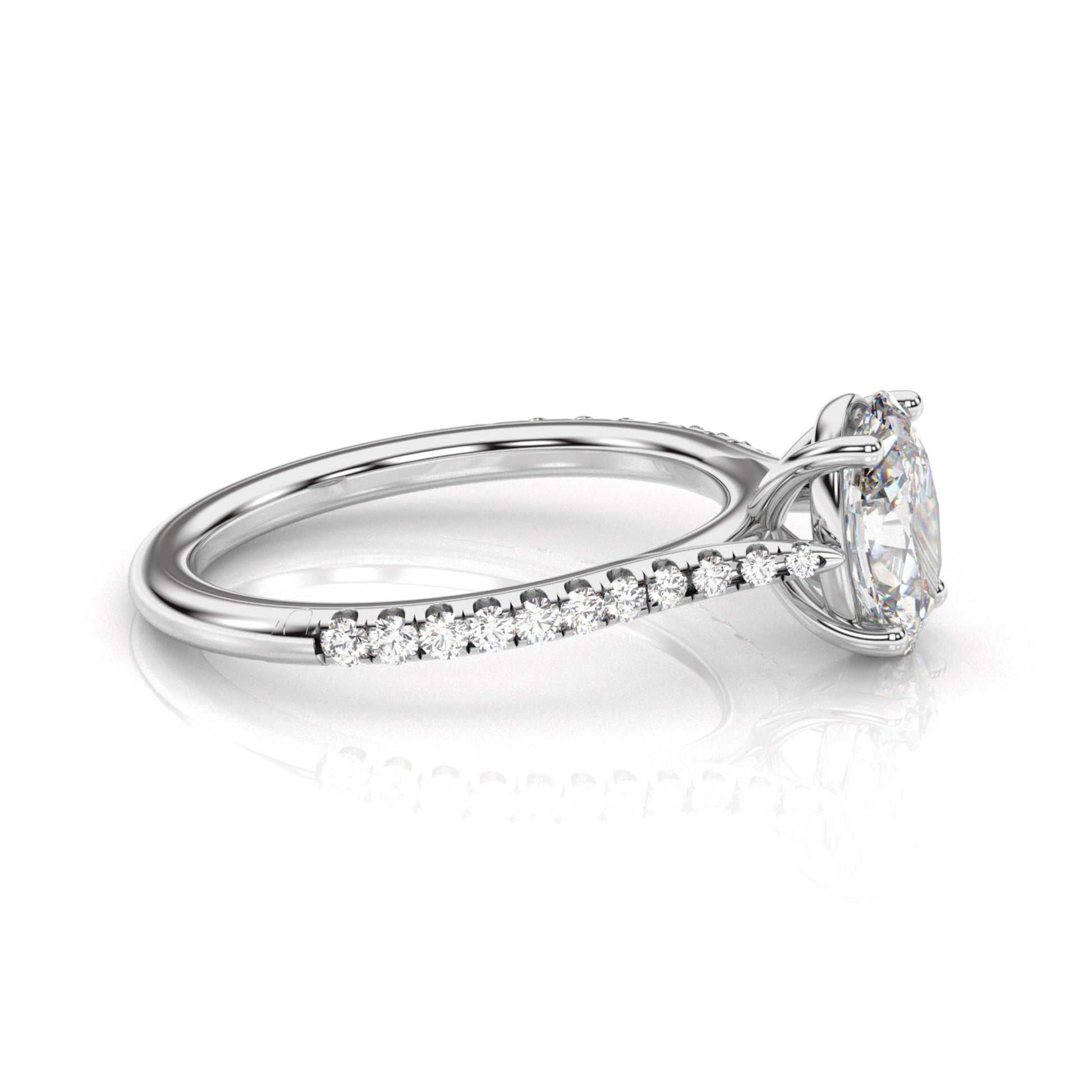 Diamond Size_1 carat | Style_With Diamonds | Precious Metal_White Gold