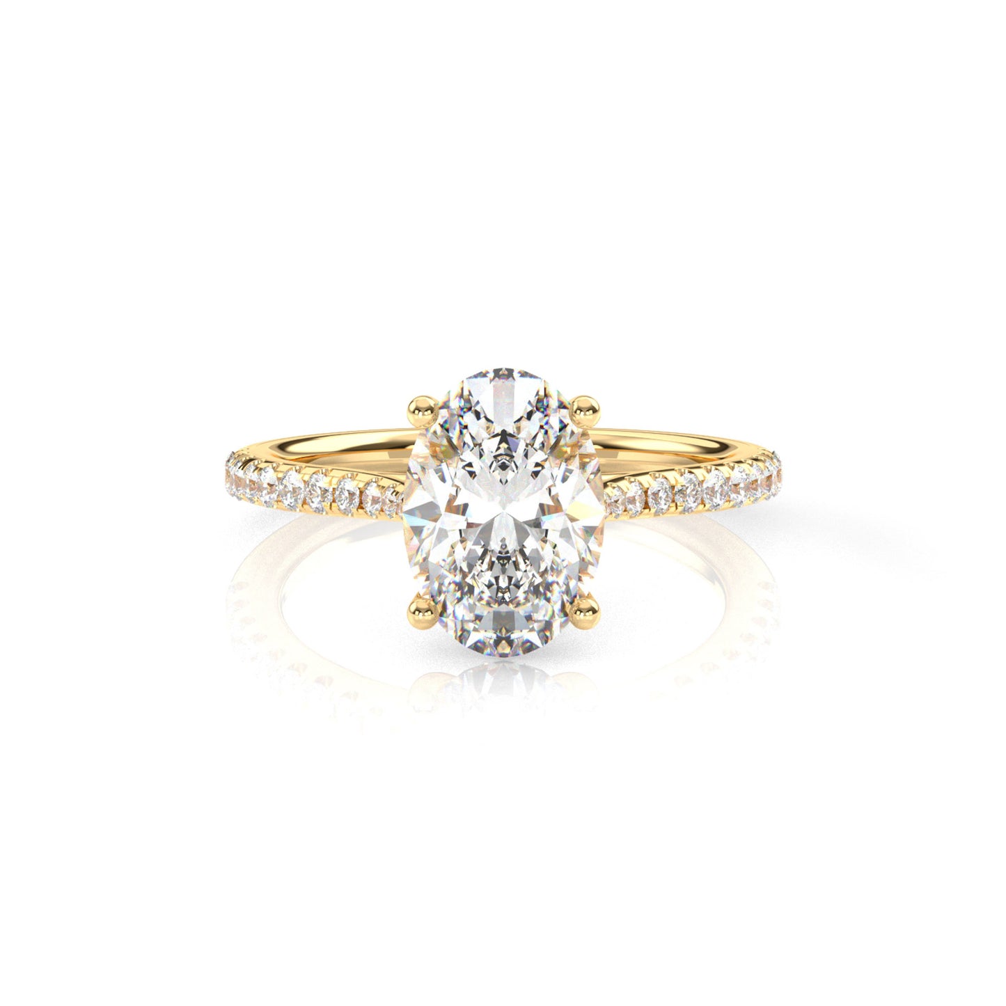 Diamond Size_2 carat | Style_With Diamonds | Precious Metal_Yellow Gold