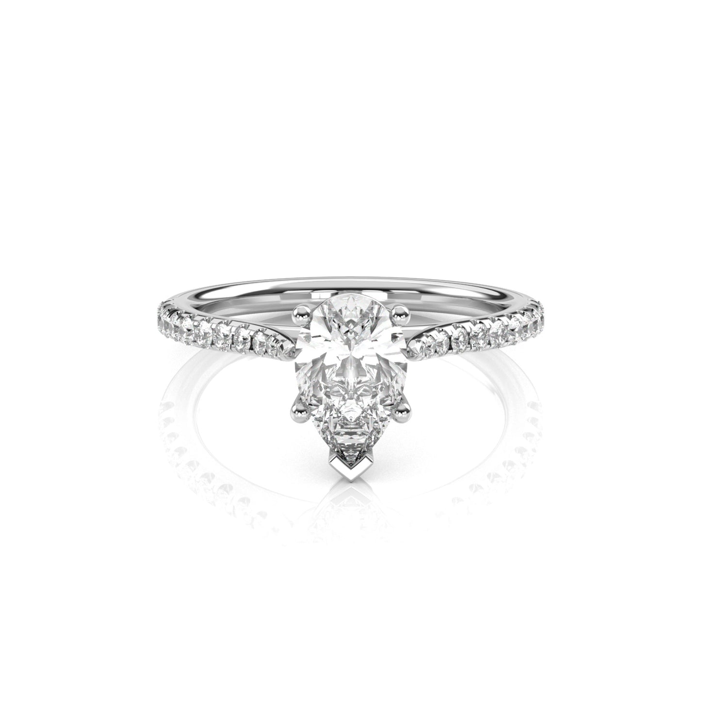Diamond Size_1 carat | Style_With Diamonds | Precious Metal_White Gold