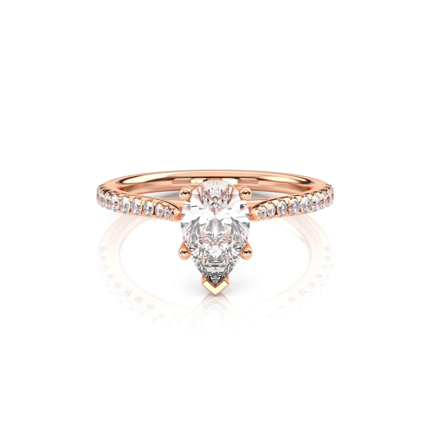 Diamond Size_1 carat | Style_With Diamonds | Precious Metal_Rose Gold