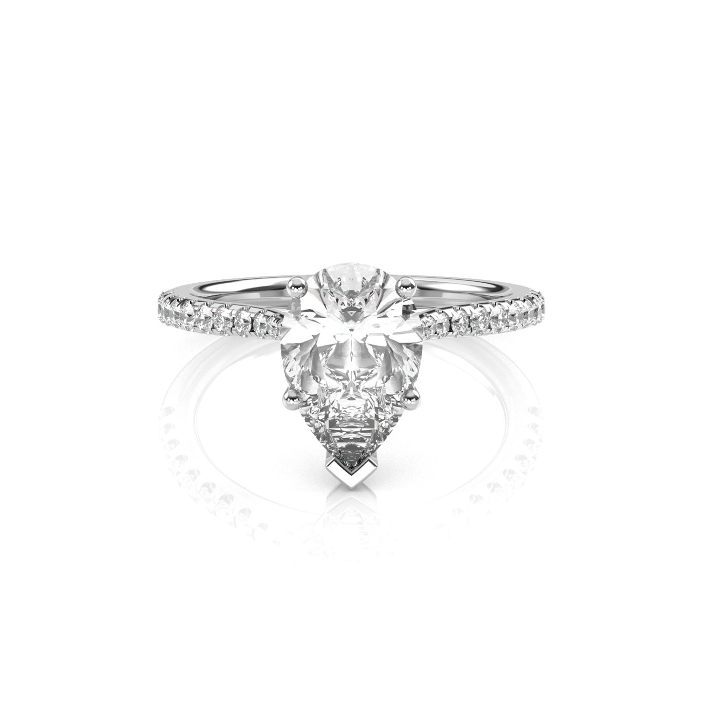 Diamond Size_2 carat | Style_With Diamonds | Precious Metal_White Gold