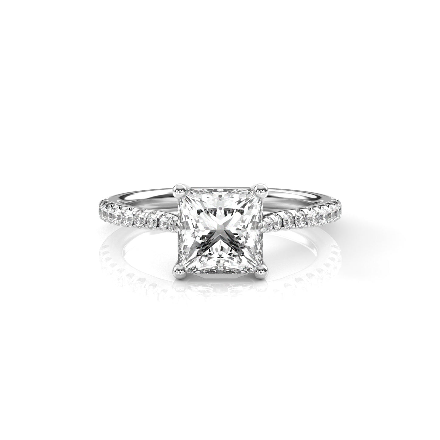 Diamond Size_2 carat | Style_With Diamonds | Precious Metal_White Gold