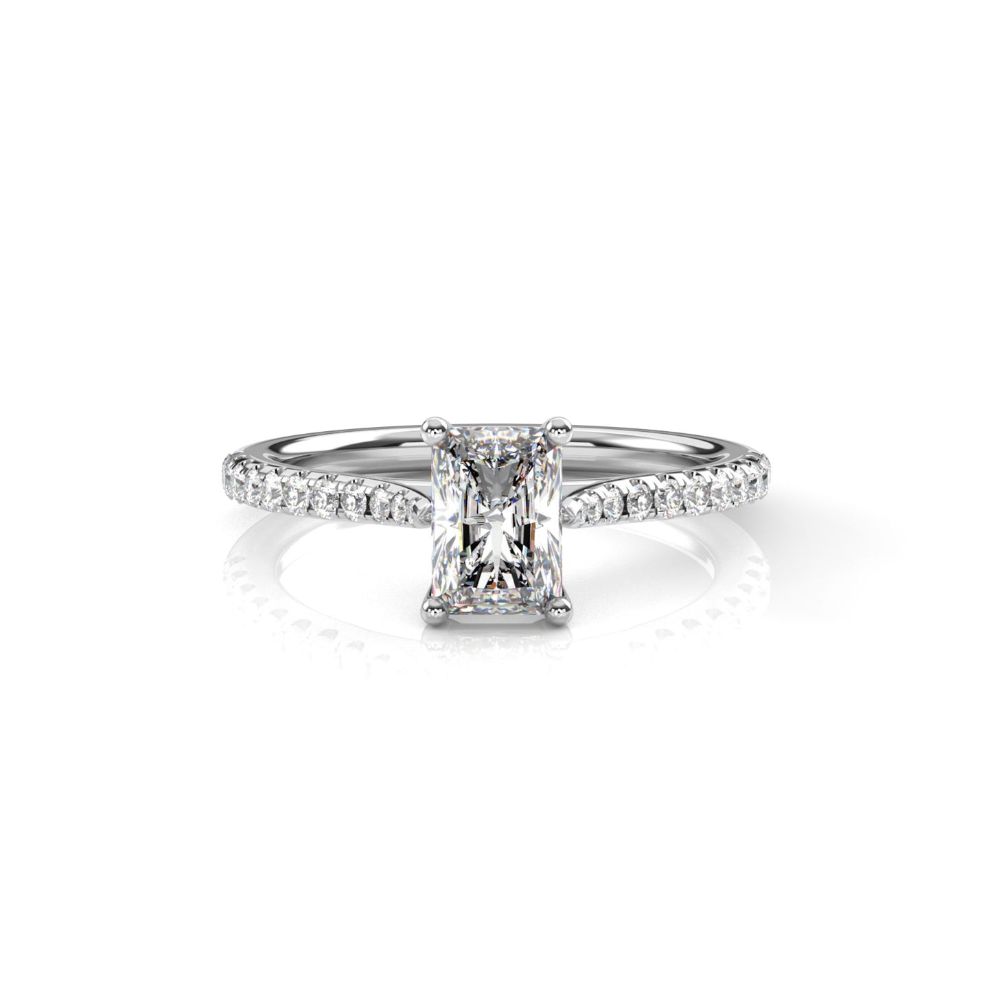 Diamond Size_1 carat | Style_With Diamonds | Precious Metal_White Gold