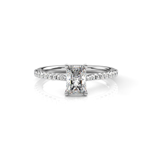 Diamond Size_1 carat | Style_With Diamonds | Precious Metal_White Gold